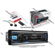 Автомагнитола AURA USB/MicroSD/FM/Bluetooth 4х51W 2RCA ID3 тэги подсветка голубая AMH-600BT с/панель