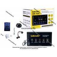 Автомагнитола 2DIN SWAT MP3/USB/SD/BT/NAVI 7