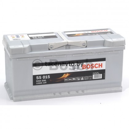 Аккумулятор BOSCH Silver Plus 110 А/ч обратная R+ 393x175x190 EN920 А