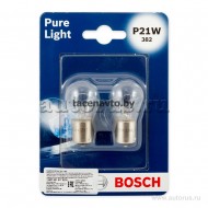Лампа 12V P21W 21W BA15s BOSCH Pure Light комплект блистер 1 987 301 017