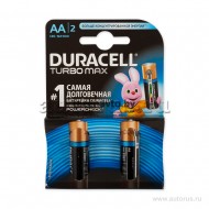 Батарейка алкалиновая Duracell Ultra AA 1,5 В упаковка 2 шт. LR6 MX1500 BL-2 с индикатором заряда