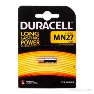 Батарейка алкалиновая Duracell Security MN27 BL-1, A27 BP-1 A27 12 В упаковка 1 шт. Security MN27 BL-1, A27 BP-1